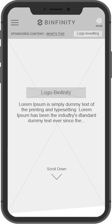 website before design